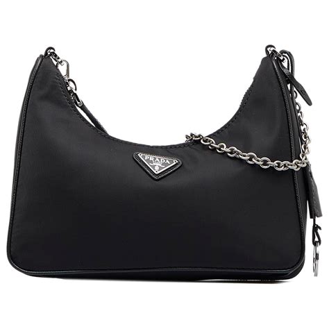 Prada Black Tessuto Re